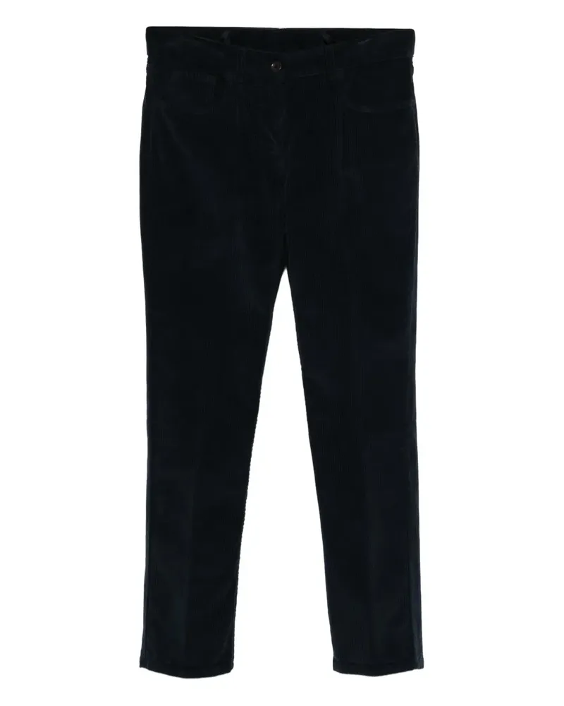 ASPESI corduroy-texture trousers - Blau Blau