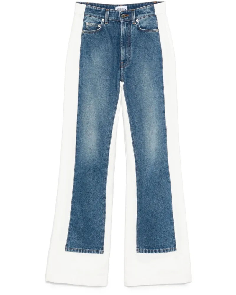 Jean Paul Gaultier Ausgestellte Jeans - Blau Blau