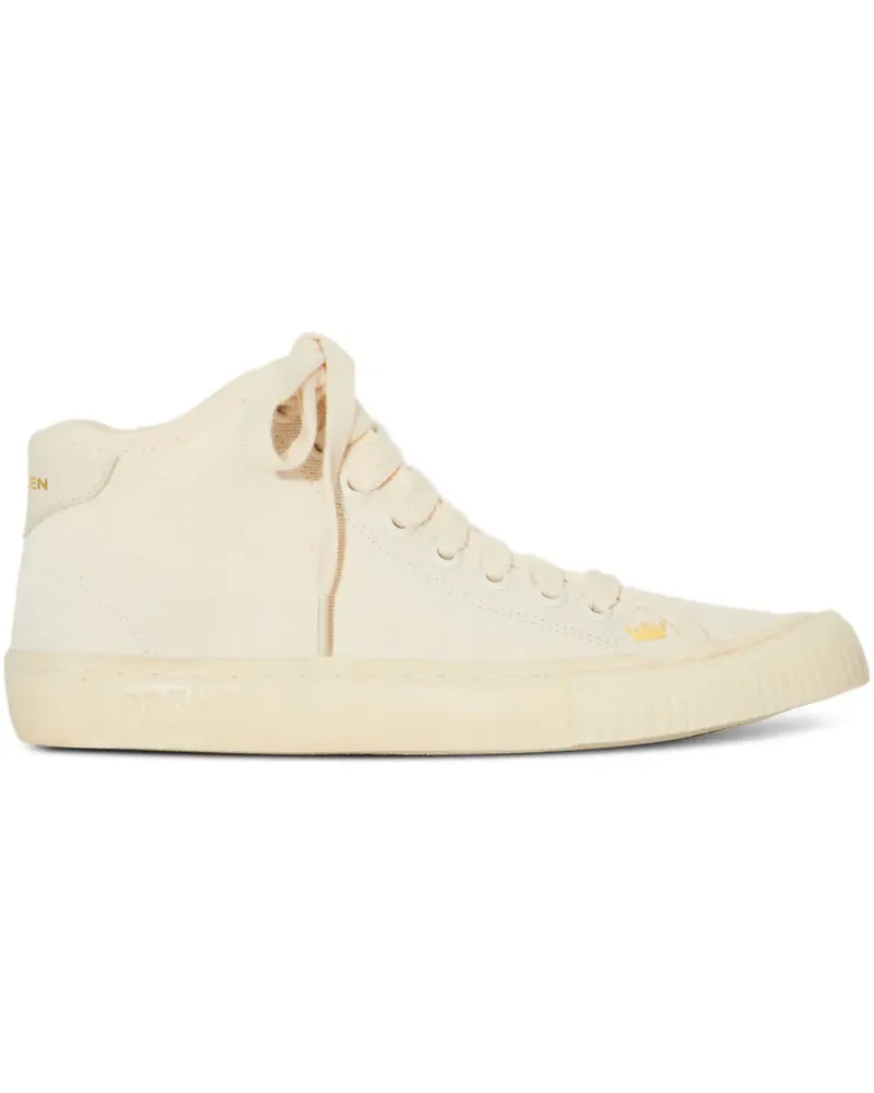 Osklen High-Top-Sneakers aus Canvas - Nude Nude