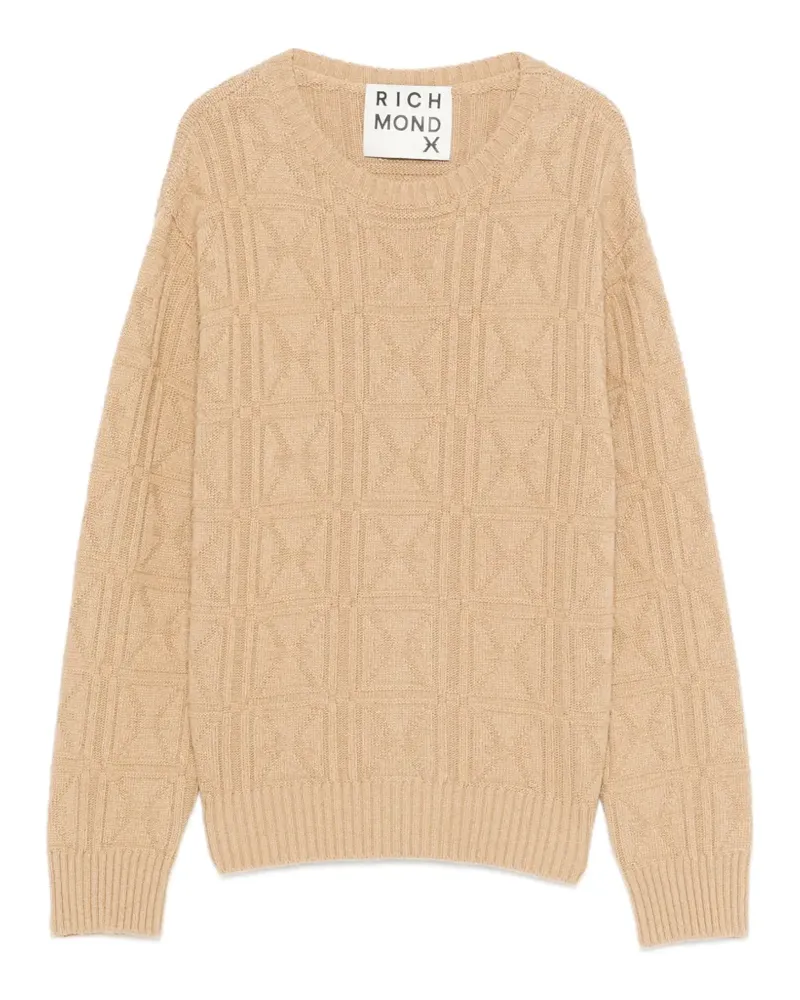 John Richmond patterned sweater - Braun Braun