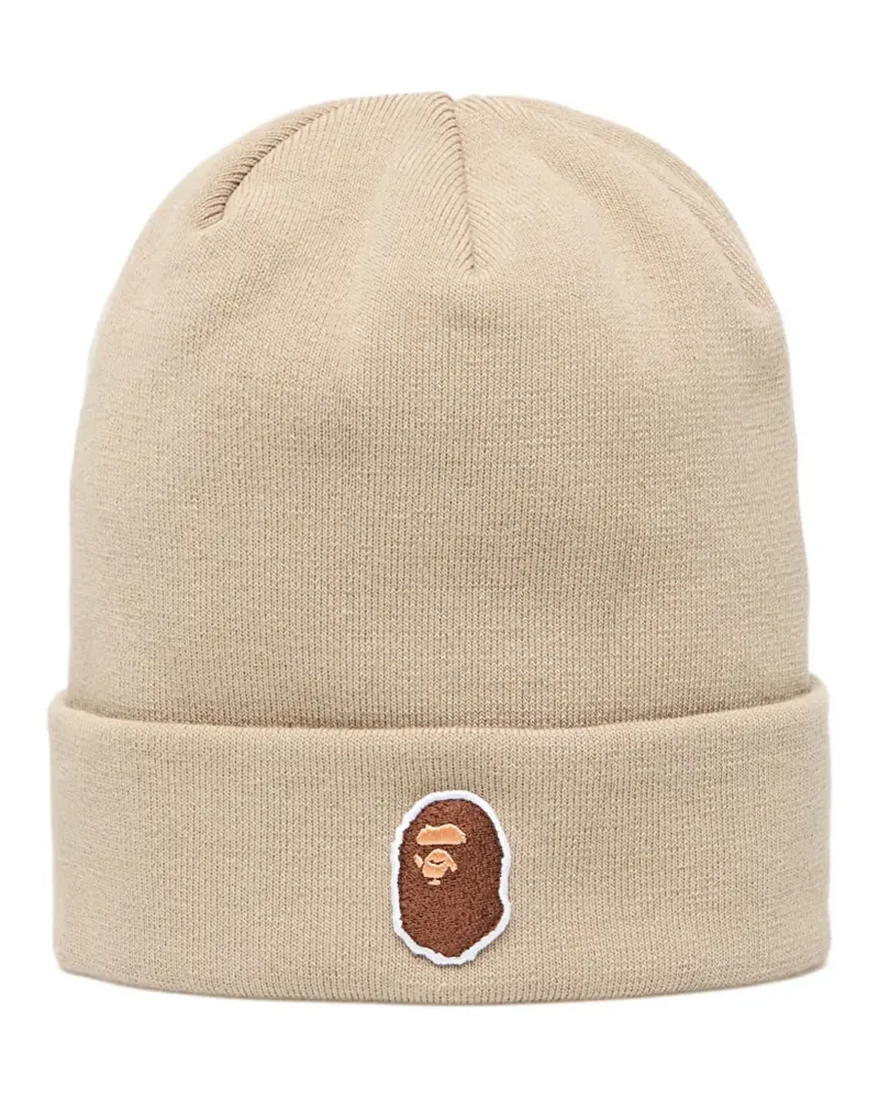 BAPE Ape Head Beanie - Nude Nude