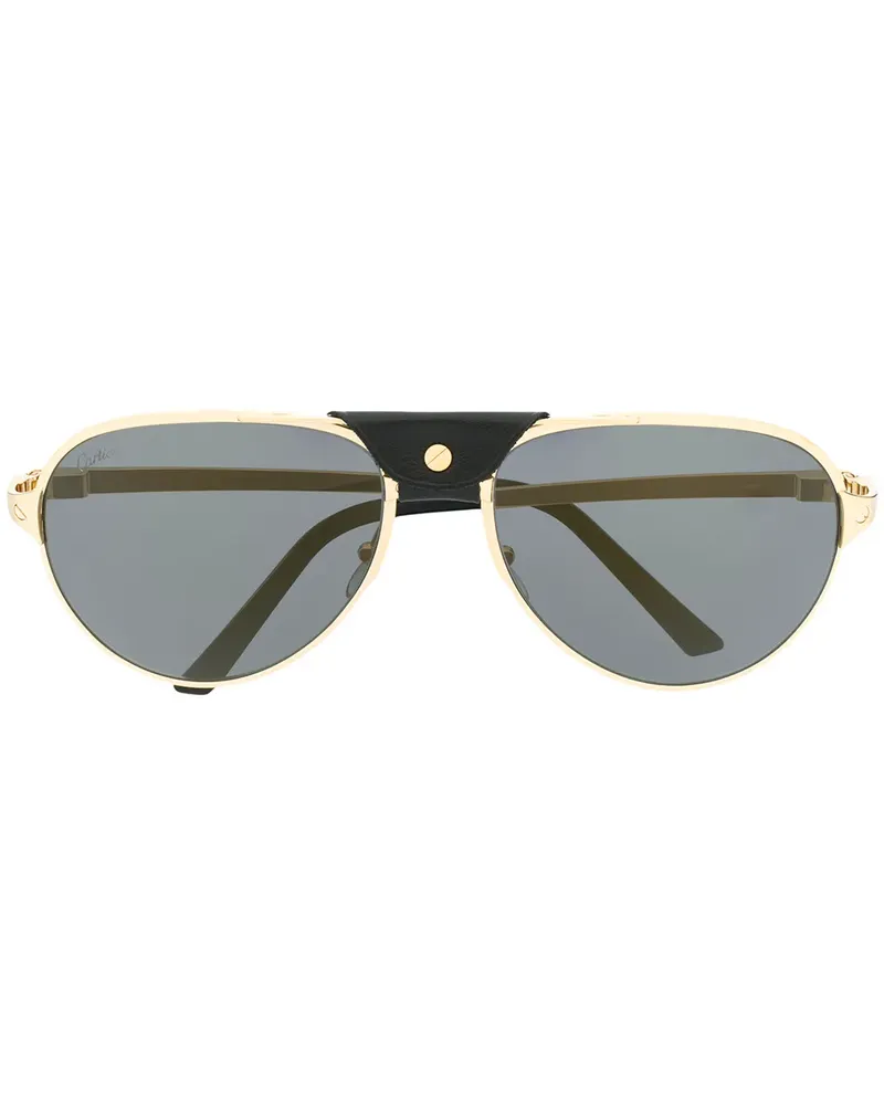 Cartier Getönte Pilotenbrille - Gold Gold