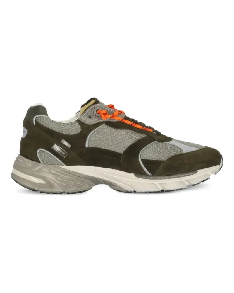 Crime Fugitive 9404 Low-Top-Sneakers mit Einsätzen - Grün Grün