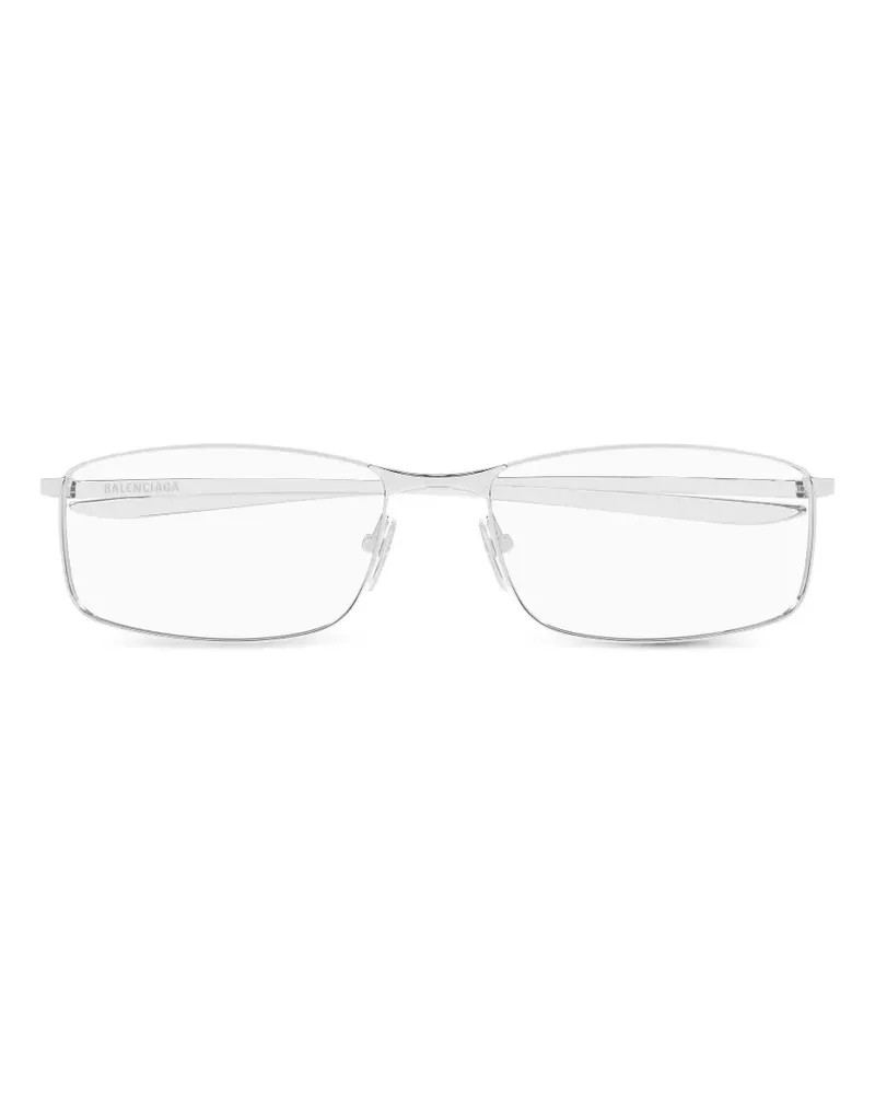 Balenciaga Eckige Brille - Silber Silber