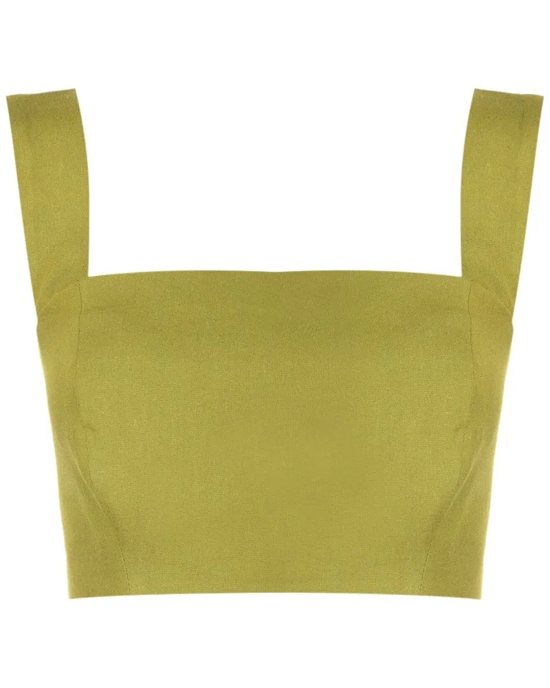 Lenny Niemeyer Cropped-Top mit eckigem Ausschnitt - Grün Grün