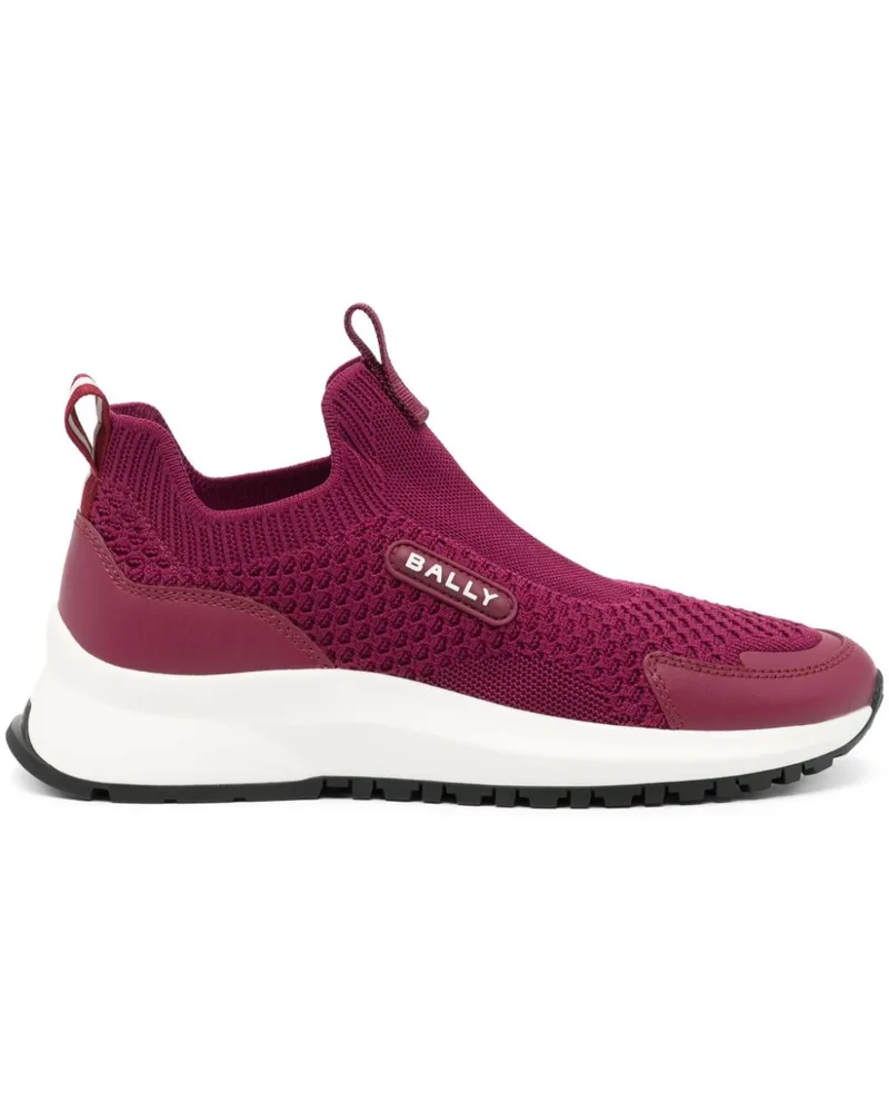 Bally Outline Sneakers in Cinnabar-Strick - Rosa Rosa