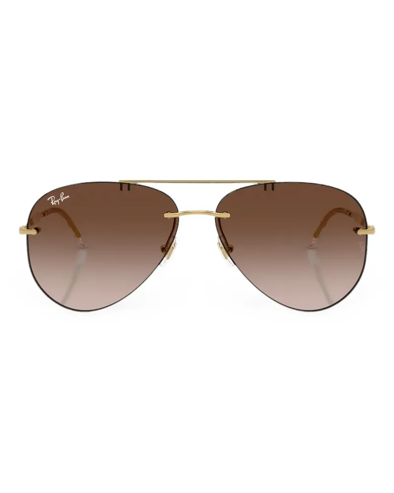 Ray Ban Getönte Pilotenbrille - Gold Gold