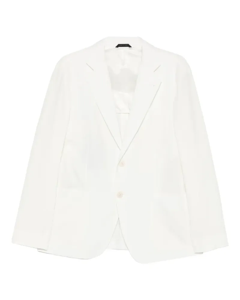 Giorgio Armani Jacke mit Knöpfen - Weiß Weiß