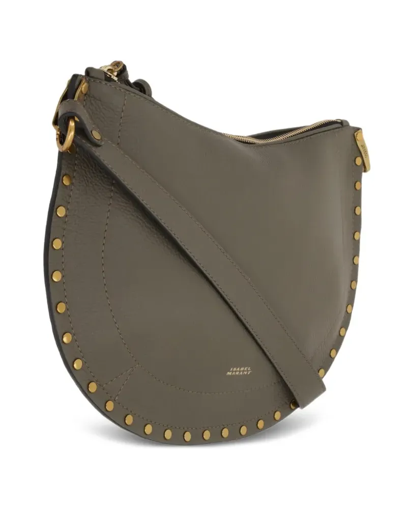 Isabel Marant Oskan Tote Bag mit Nieten - Grün Grün