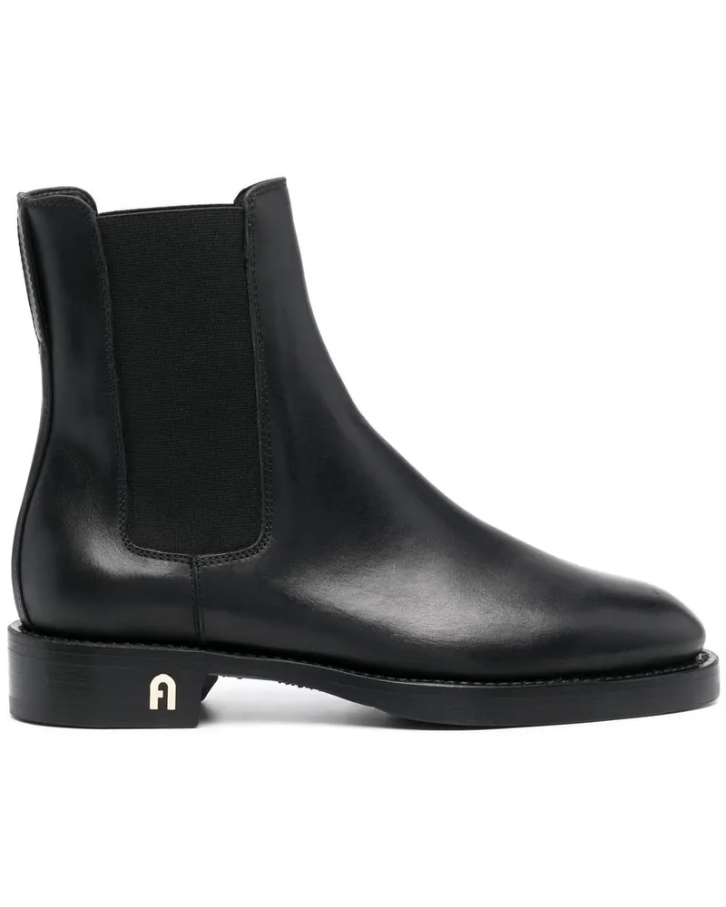 Furla Klassische Stiefeletten Schwarz