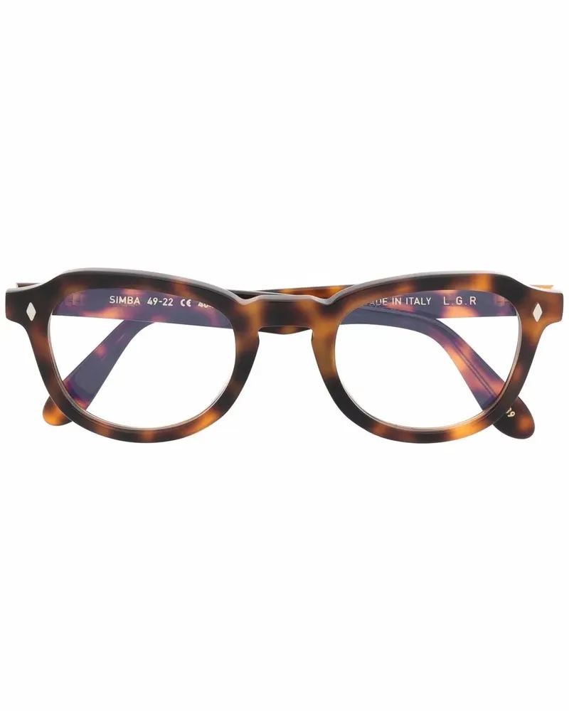 L.G.R. Brille in Schildpattoptik - Braun Braun
