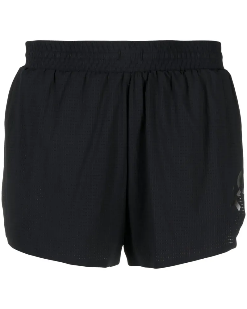 Y-3 Lauf-Shorts mit Logo-Print - Schwarz Schwarz