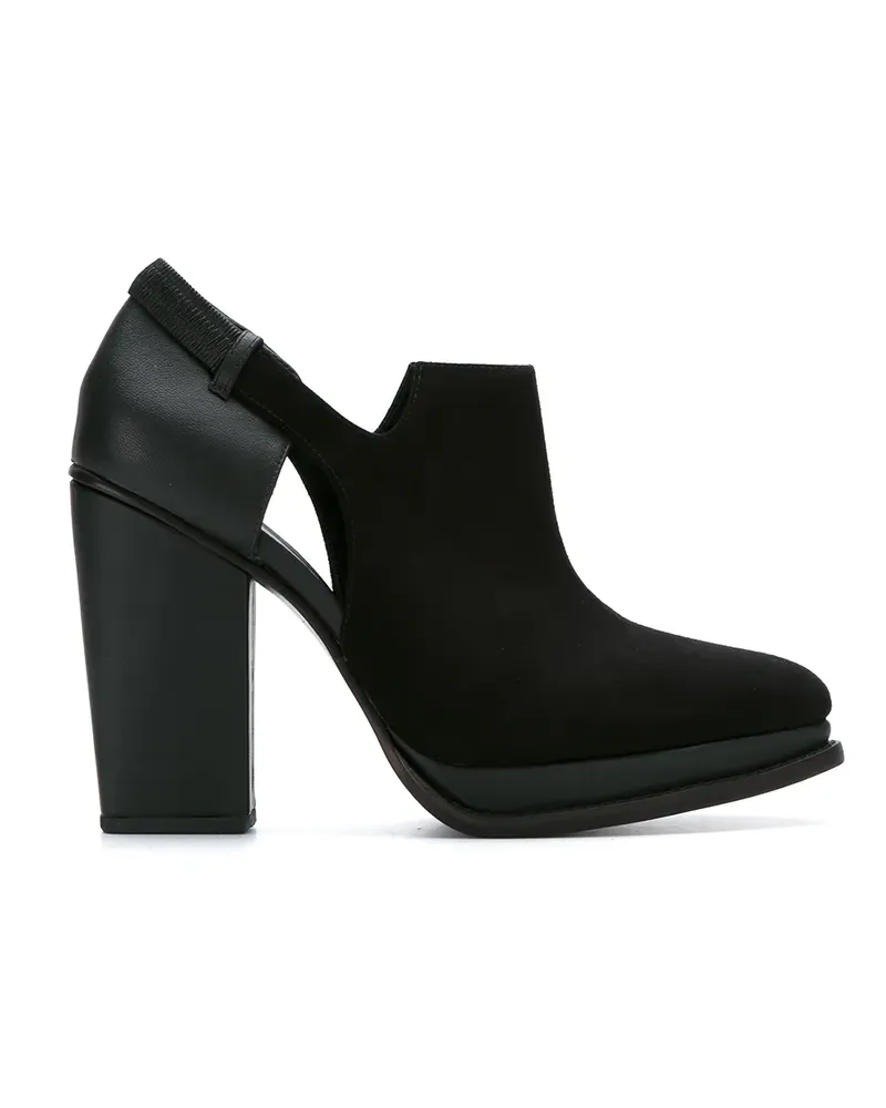 Sarah Chofakian suede open boots - Schwarz Schwarz