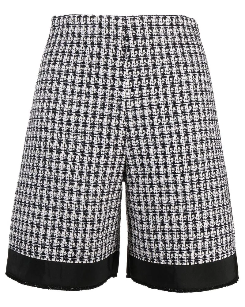 Moncler Hoch sitzende Shorts - Schwarz Schwarz