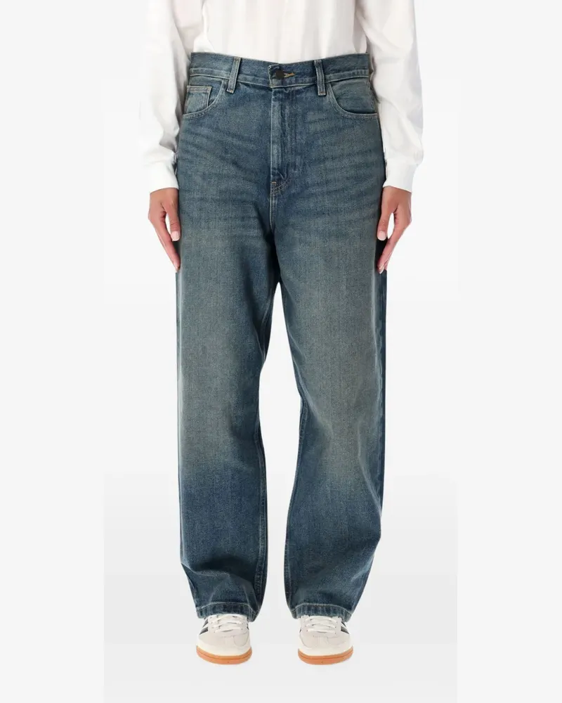 Carhartt WIP Brando Jeans mit Logo-Patch - Blau Blau