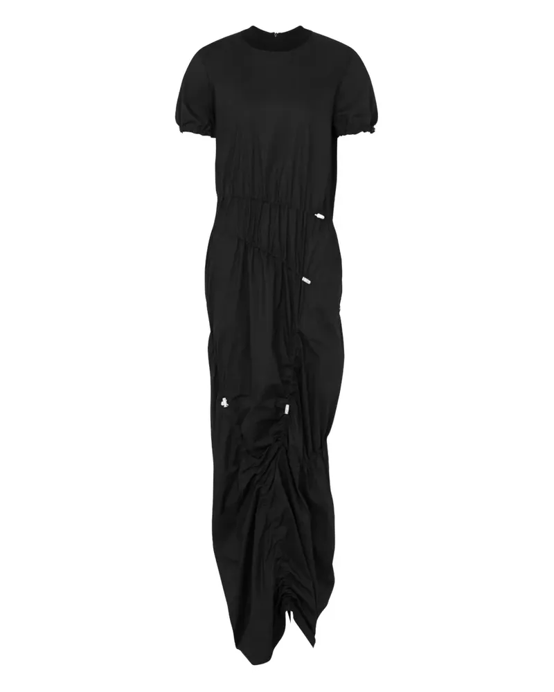 Moschino Gerafftes Kleid - Schwarz Schwarz