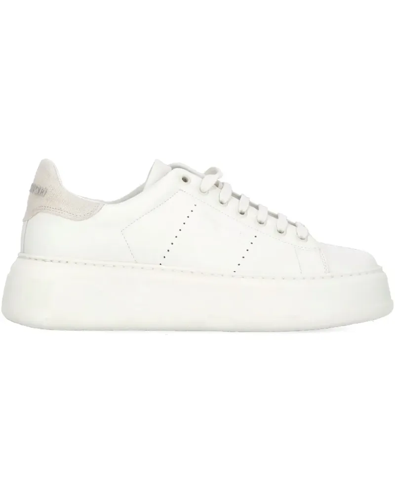 Woolrich Chunky Court Sneakers mit Plateau - Weiß Weiß