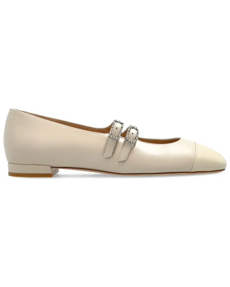 Stuart Weitzman Ballerinas aus Leder - LINEN Linen