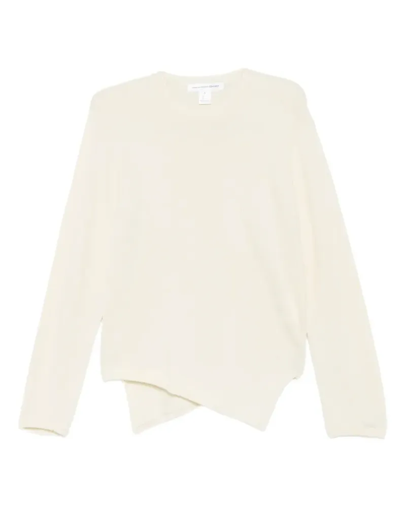 Comme des Garçons Asymmetrischer Pullover - Nude Nude