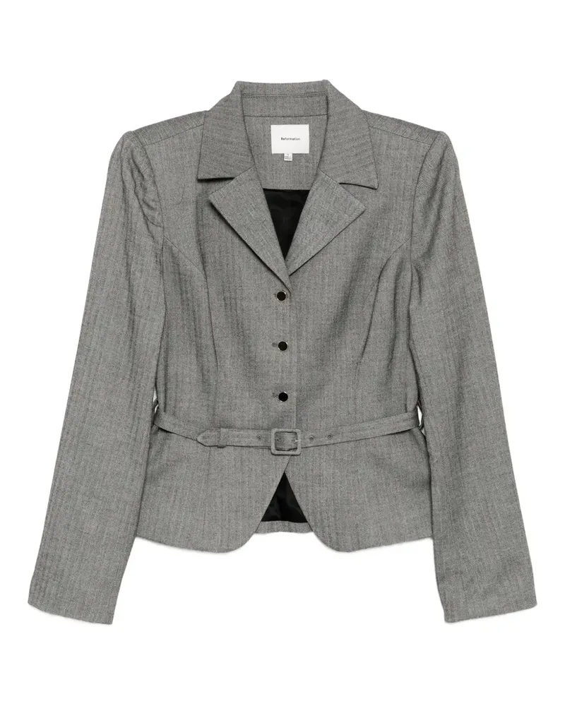 Reformation Mabel Jacke - Grau Grau