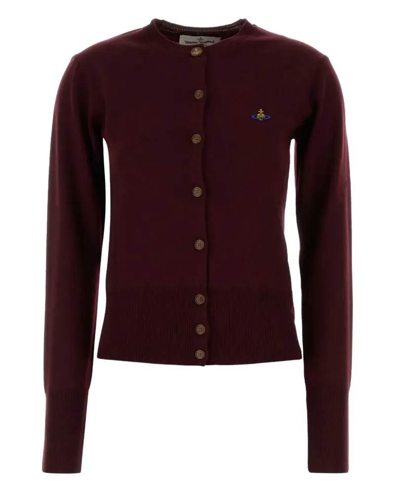 Vivienne Westwood Cardigan mit Orb-Verzierung - Rot Rot
