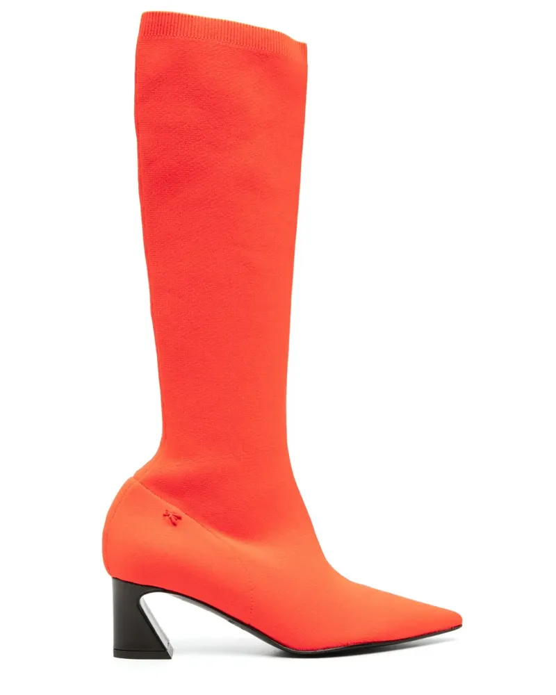 Patrizia Pepe Gestrickte Stiefel 60mm - Orange Orange