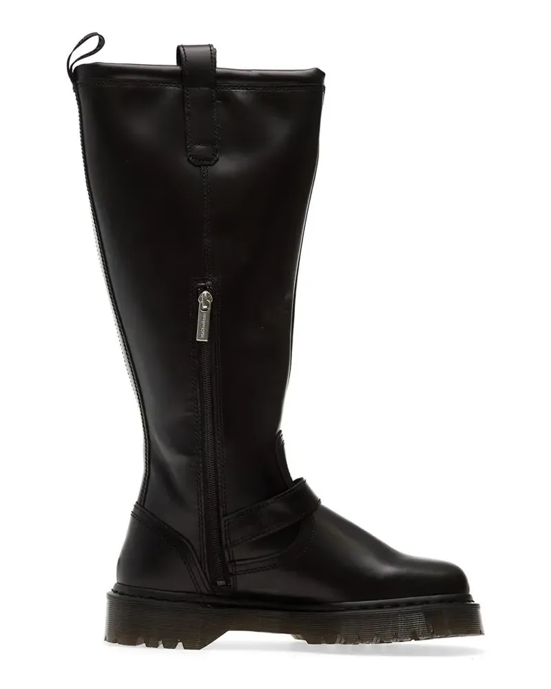 Dr.Martens Anistone buckle-strap leather boots - Schwarz Schwarz