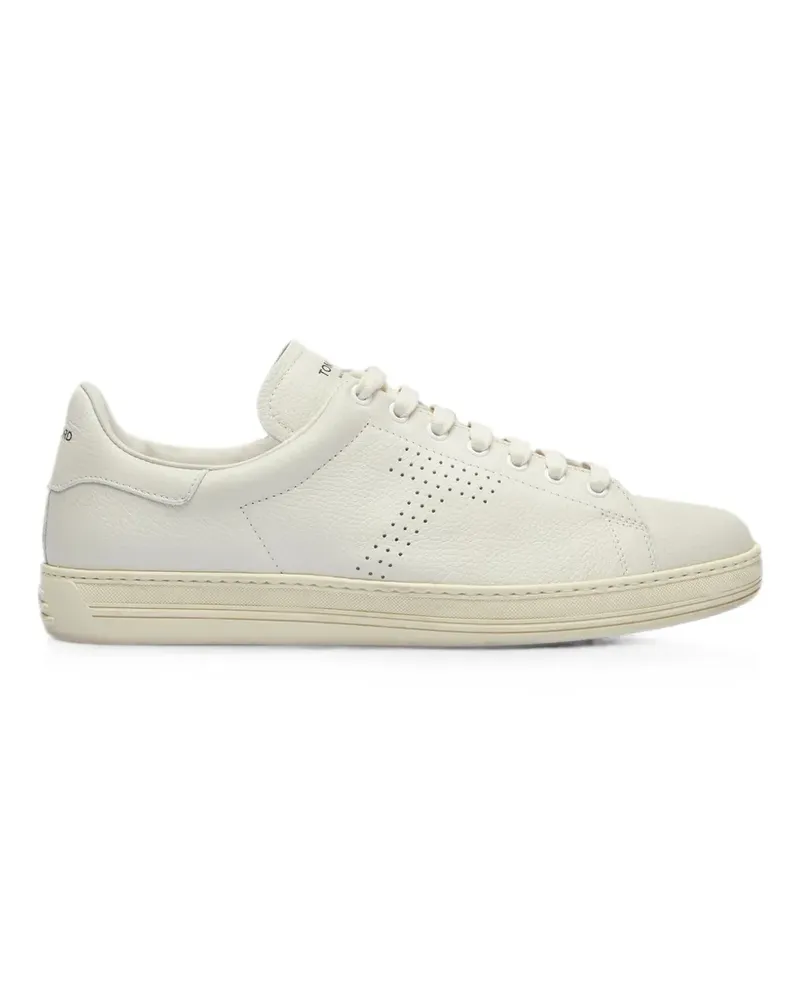 Tom Ford leather low-top sneakers - Nude Nude