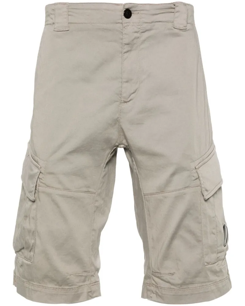 C.P. Company Lens Cargo-Shorts aus Baumwolle Grau