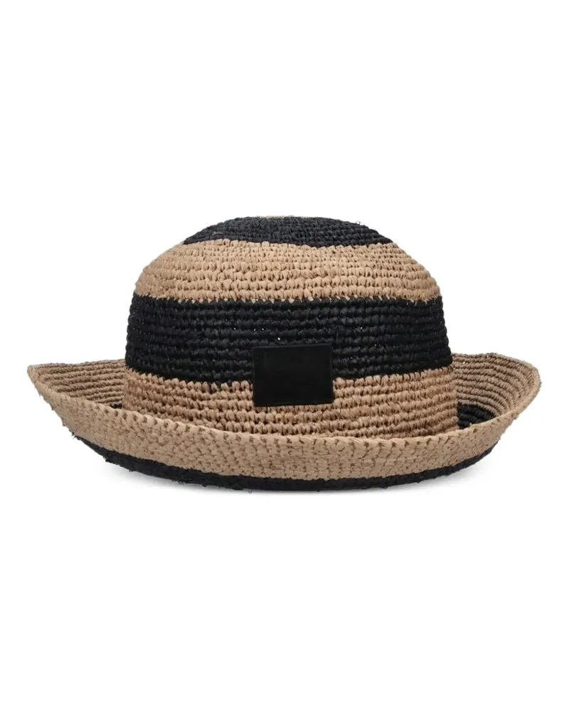 Paul Smith Gestreifte Mütze - Nude Nude