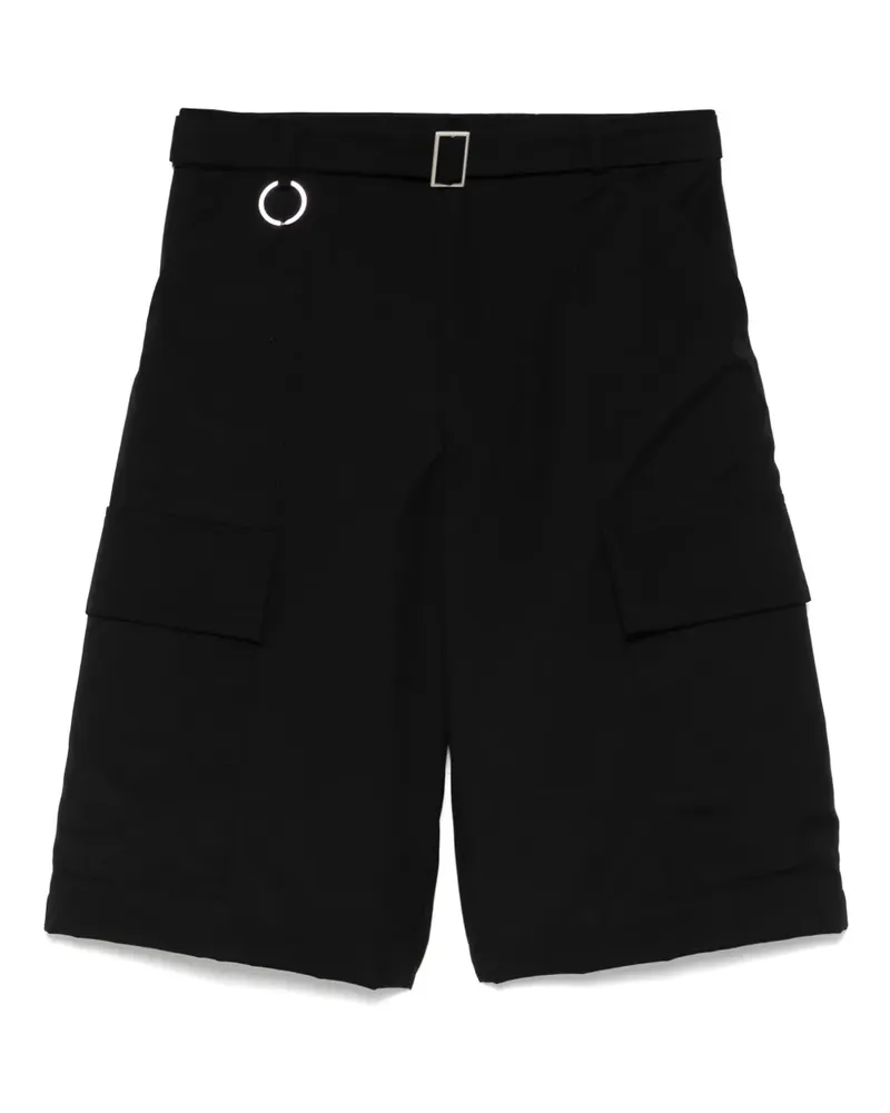 Études Studio Shorts mit Gürtel - Schwarz Schwarz