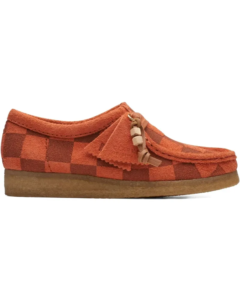 Clarks Wallabee Orange Loafer Orange