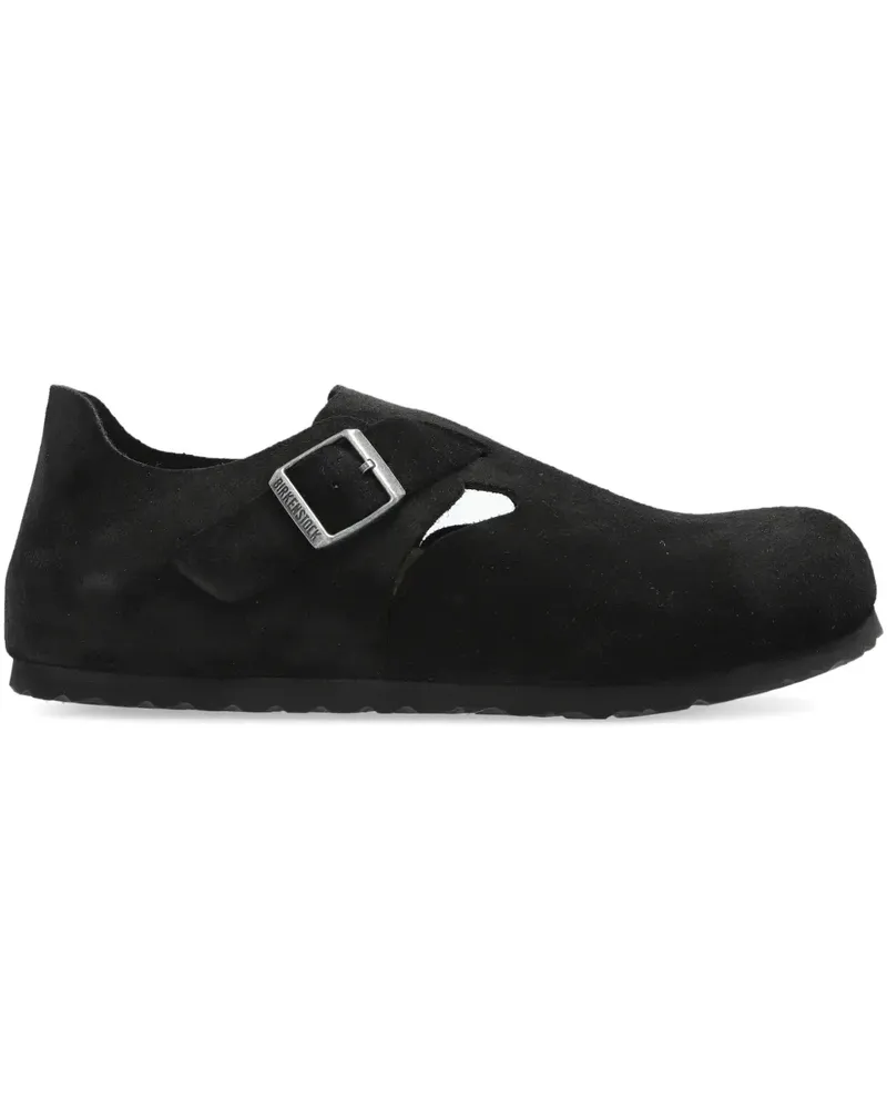Birkenstock Flache London Sandalen - Schwarz Schwarz