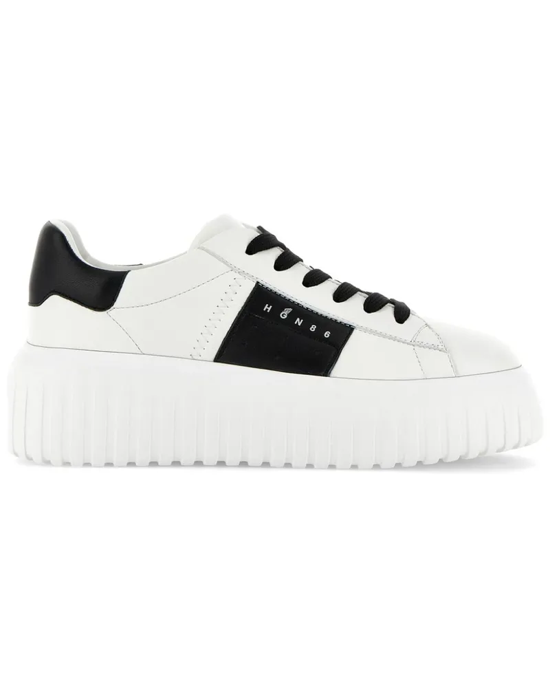 Hogan H-Stripes Sneakers - Weiß Weiß