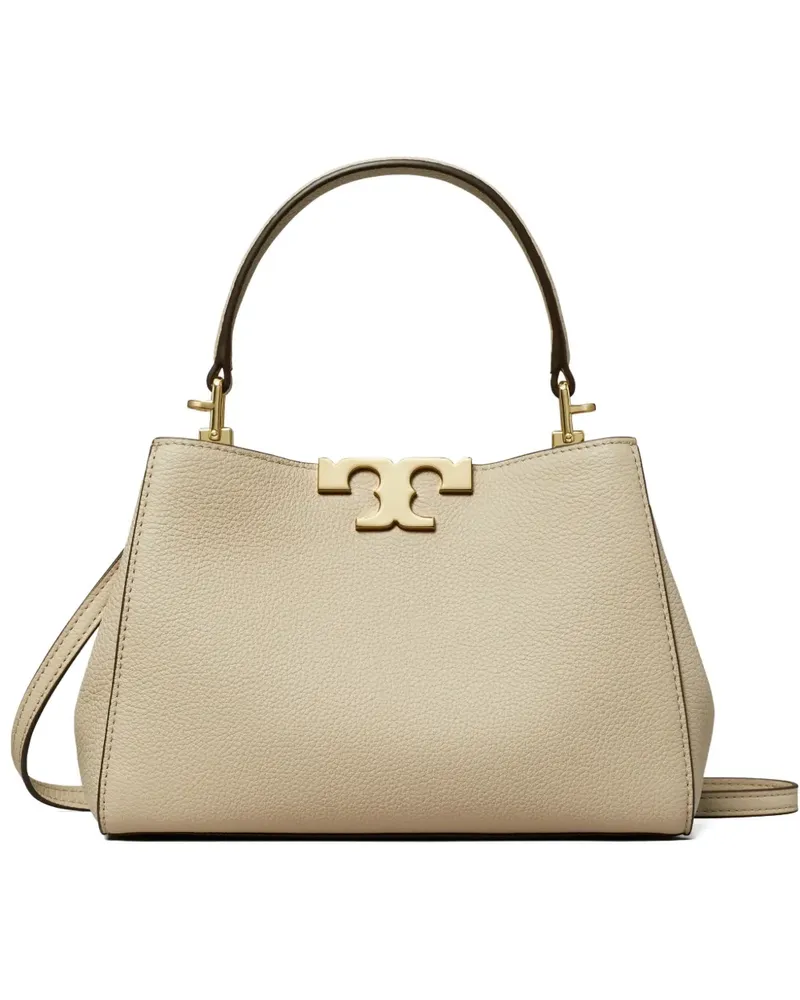 Tory Burch double-T logo satchel - Nude Nude