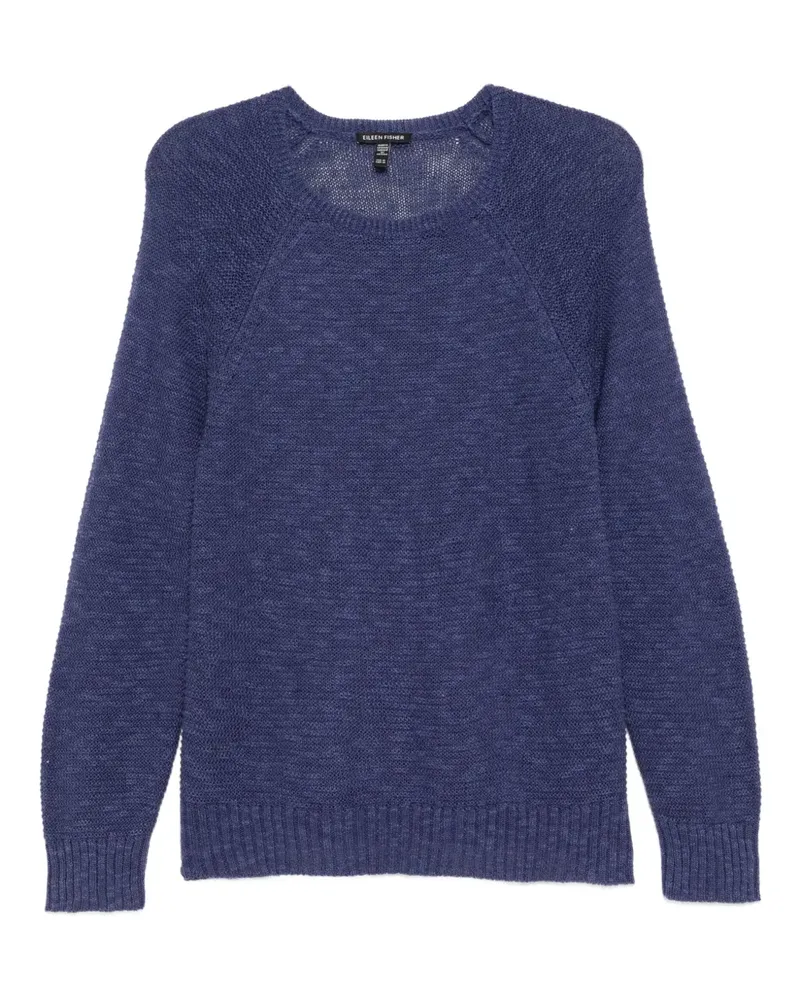 Eileen Fisher Pullover mit Raglanärmeln - Blau Blau