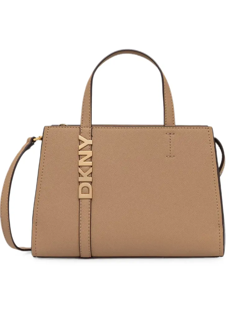 DKNY Avril logo-plaque mini tote bag - Braun Braun