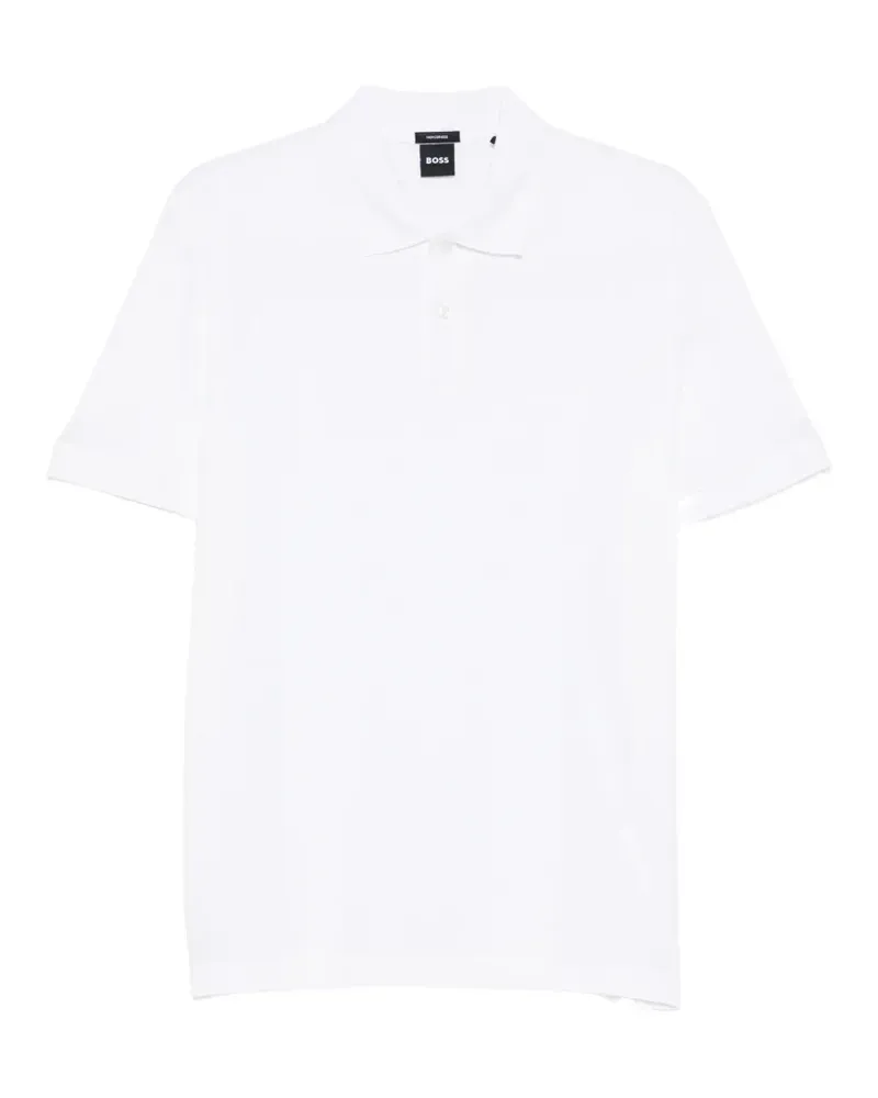 HUGO BOSS H-Parlay striped polo shirt - Weiß Weiß