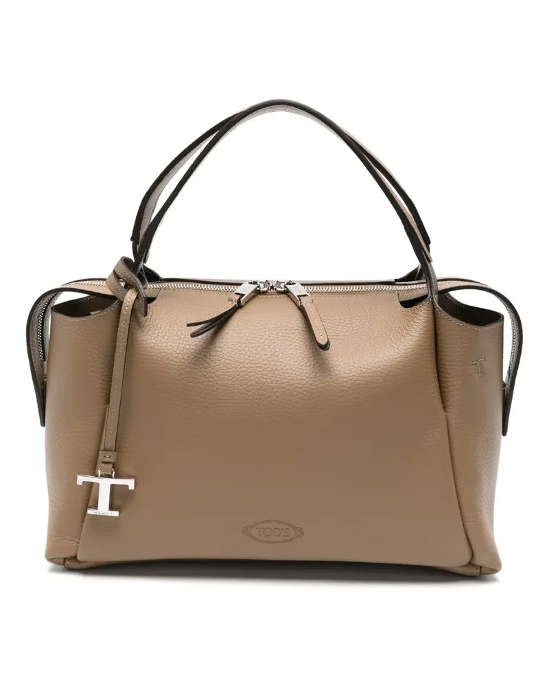 TOD'S T Timeless Tote Bag - Nude Nude