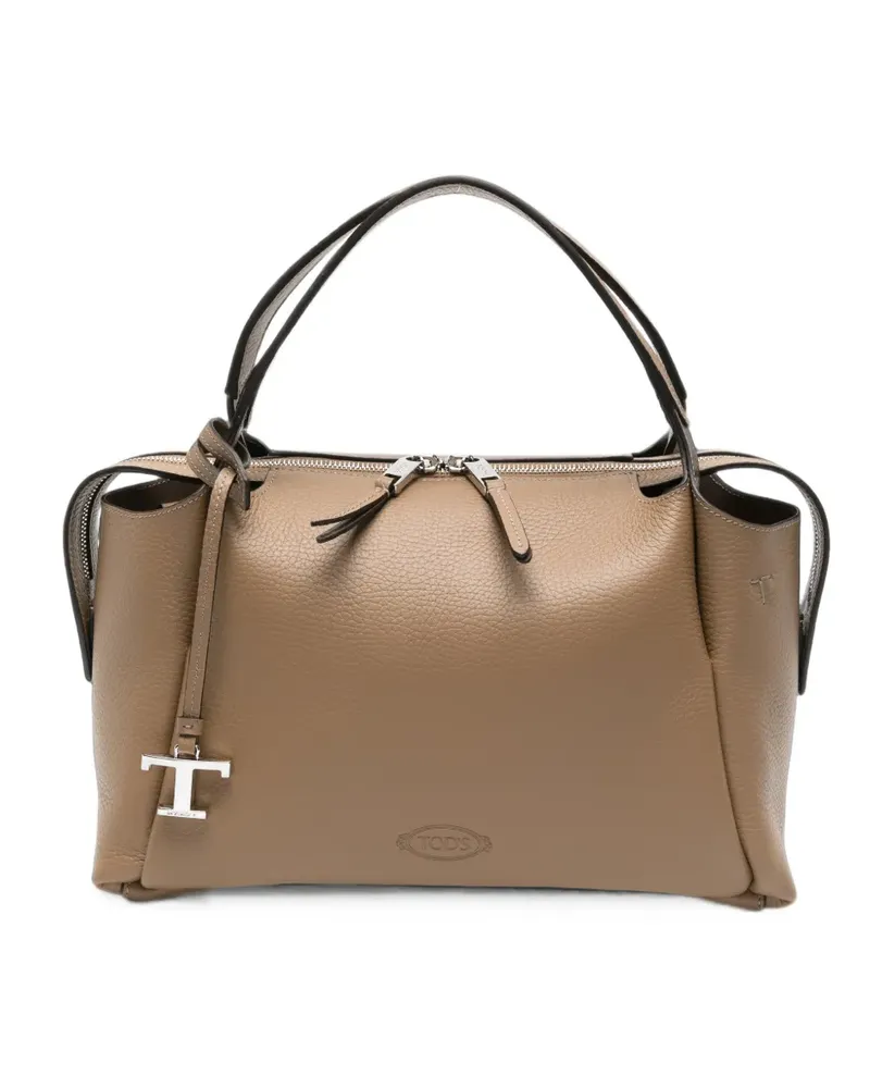 TOD'S T Timeless Tote Bag - Nude Nude