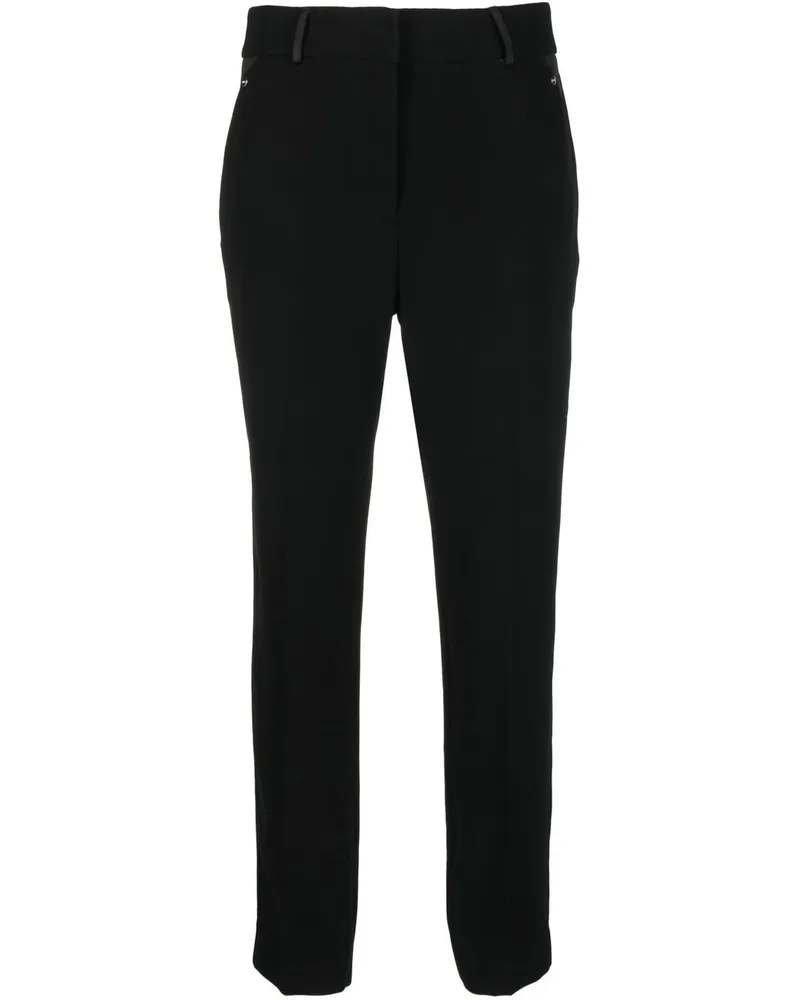 Liu Jo Cropped-Hose aus Satin - Schwarz Schwarz