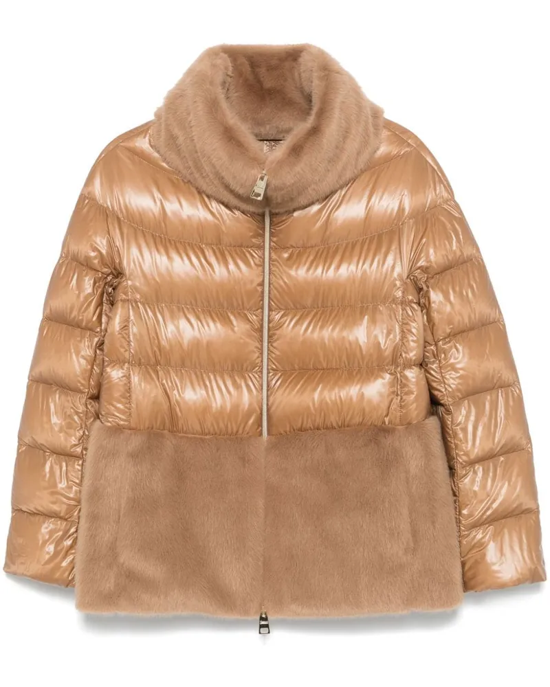 Herno Jacke aus Faux Fur - Braun Braun