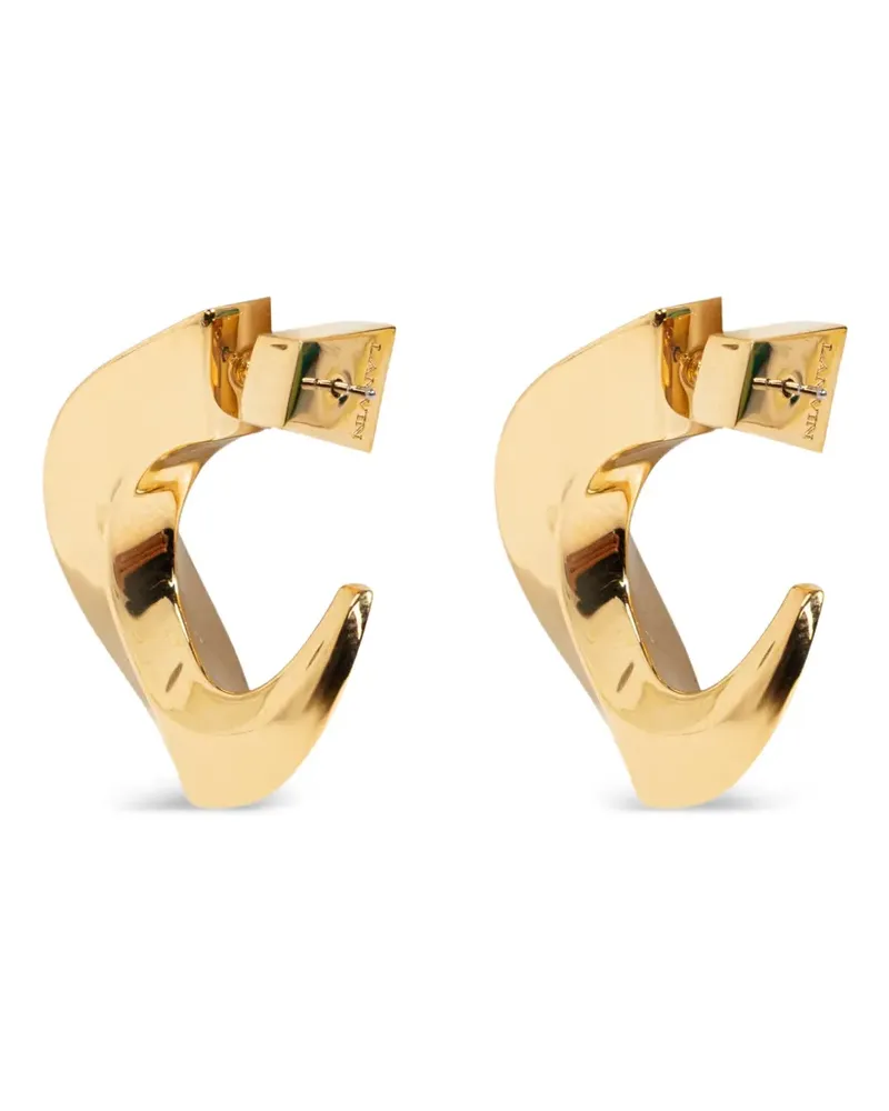 Lanvin Creolen mit Kristallen - Gold Gold