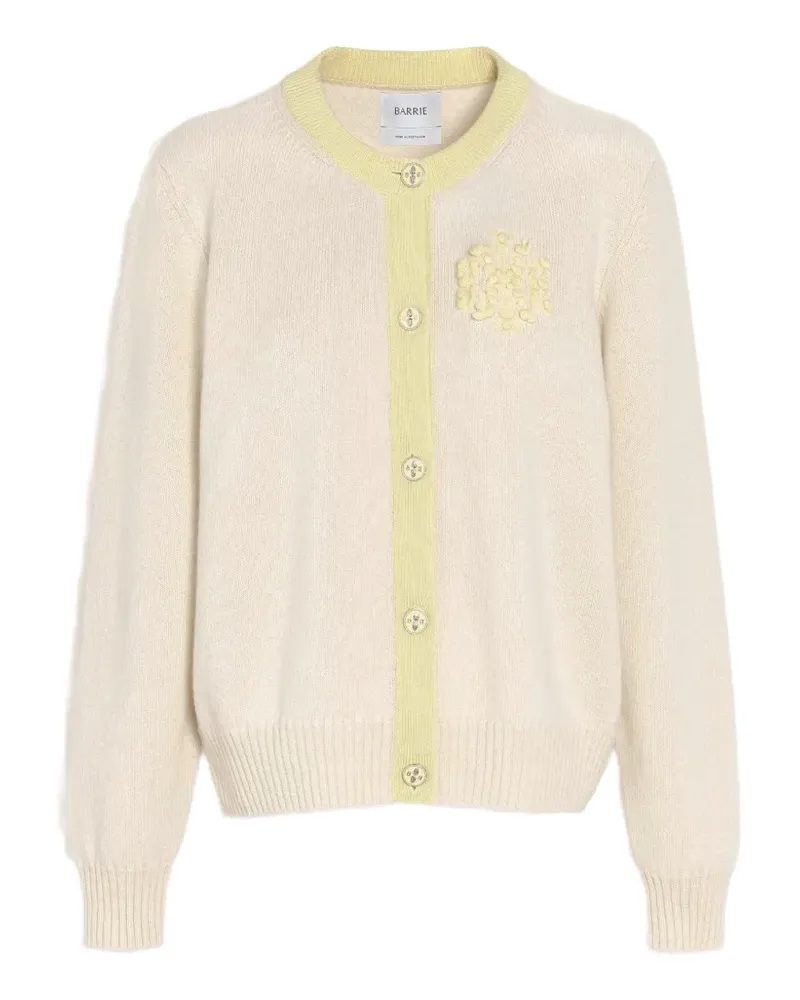 Barrie Cardigan aus Kaschmir mit B-Logo - Nude Nude