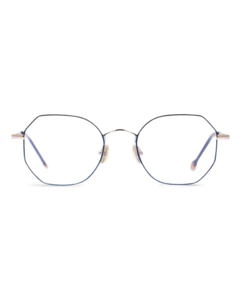 Kyme Brille mit geometrischem Gestell - Blau Blau