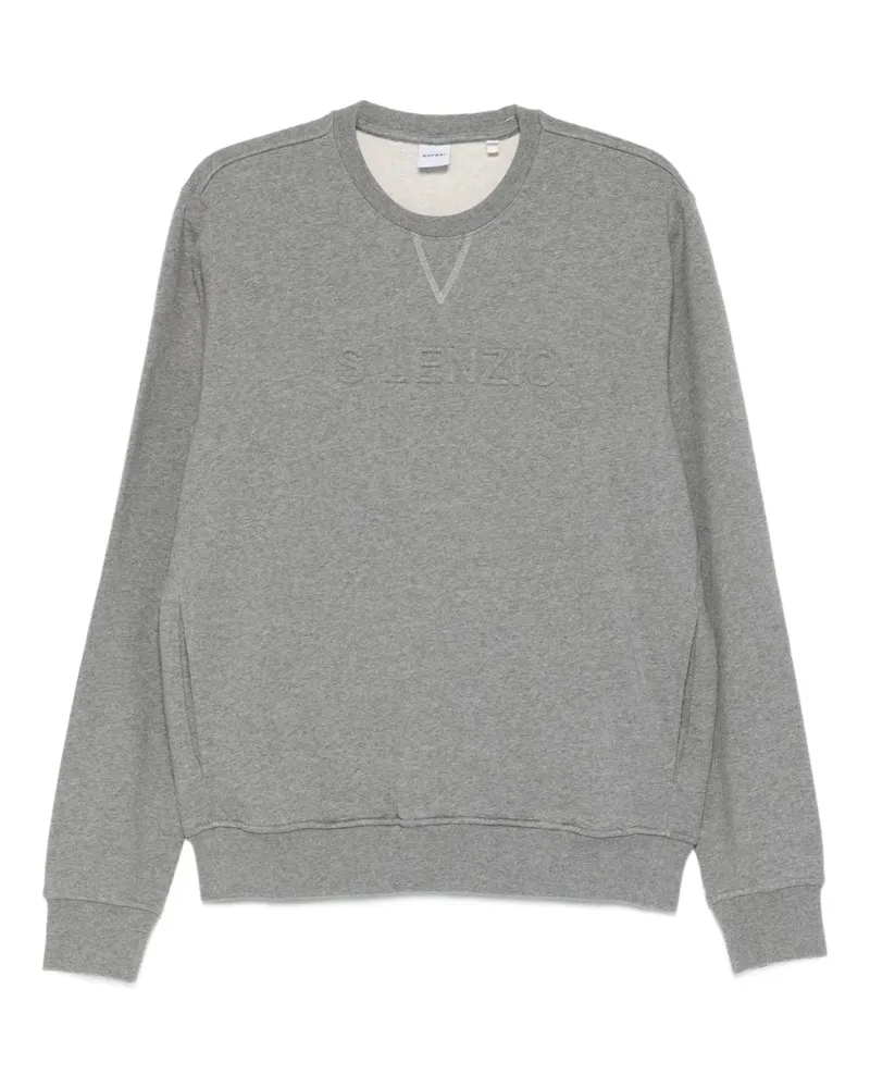 ASPESI Sweatshirt mit Rundhalsausschnitt - Grau Grau