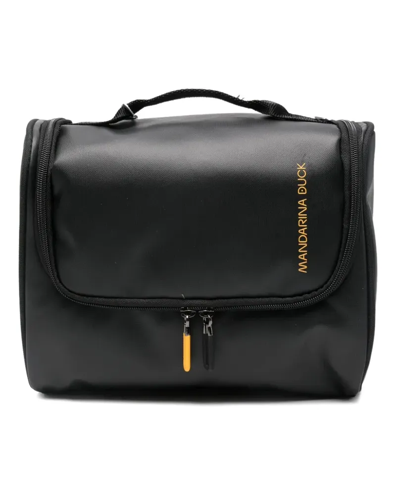 Mandarina Duck Reisetasche mit Logo-Detail - Schwarz Schwarz