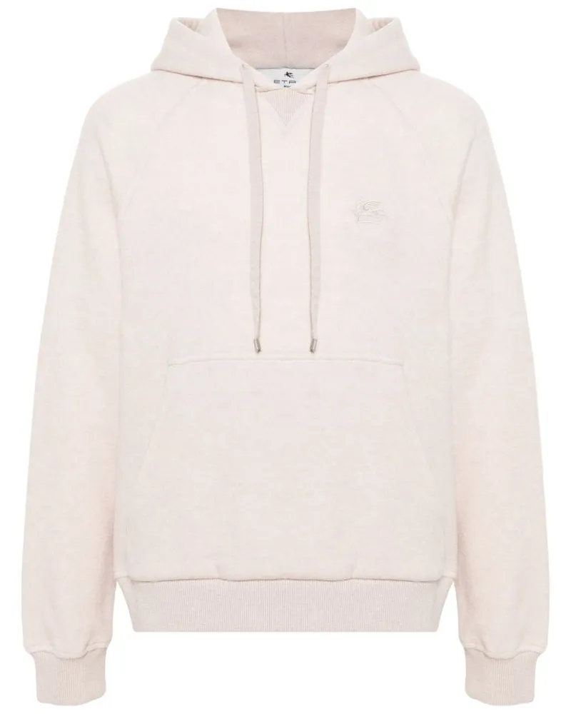 Etro Hoodie mit Pegaso-Stickerei Rosa