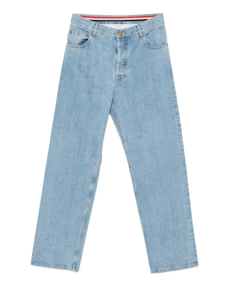 Thom Browne five-pocket buckle-strap jeans - Blau Blau