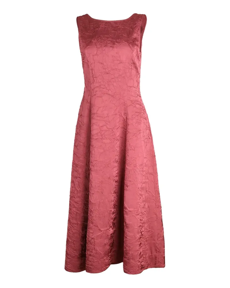 Ulla Johnson Georgia crinkled midi dress - Rosa Rosa